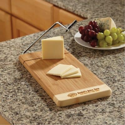 Two Tone Bamboo Cheese Cutter