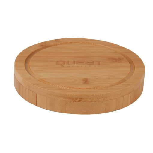 5-Piece Swivel Top Bamboo Cheese Board Set-7