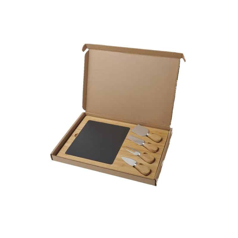 Slate Cheese Board Gift Box Set - 1