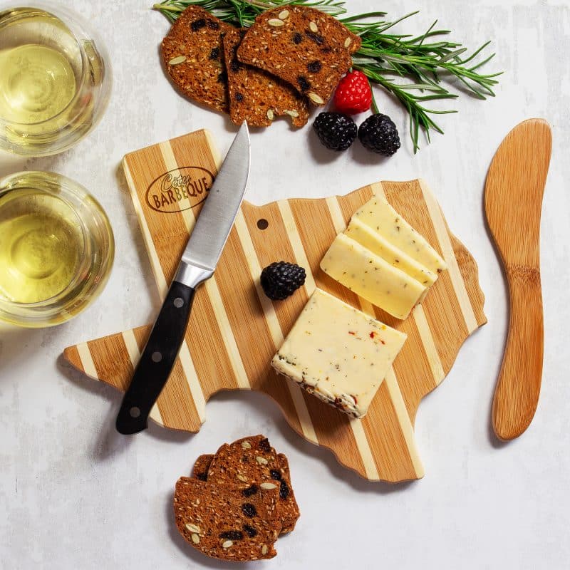 Texas Charcuterie Board with Spreader Knife Gift Set - 2