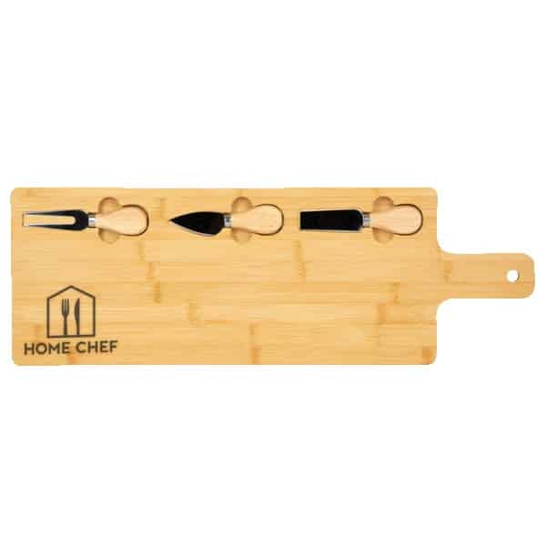 Long Charcuterie Board w/ Utensils - 2
