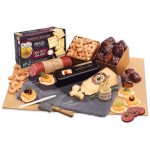 Genuine Slate Cheese Plate with Party Favorites - 1