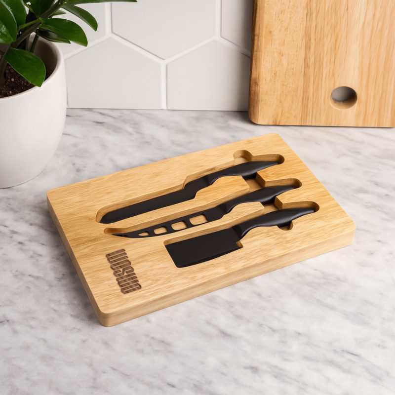 Barossa Serving Board w/3 Cheese Knives - 5