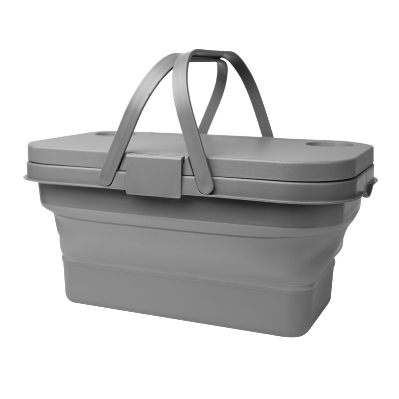 Collapsible Picnic Basket Cooler - 3
