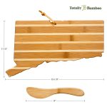 Connecticut Charcuterie Board with Spreader Knife Gift Set - 2