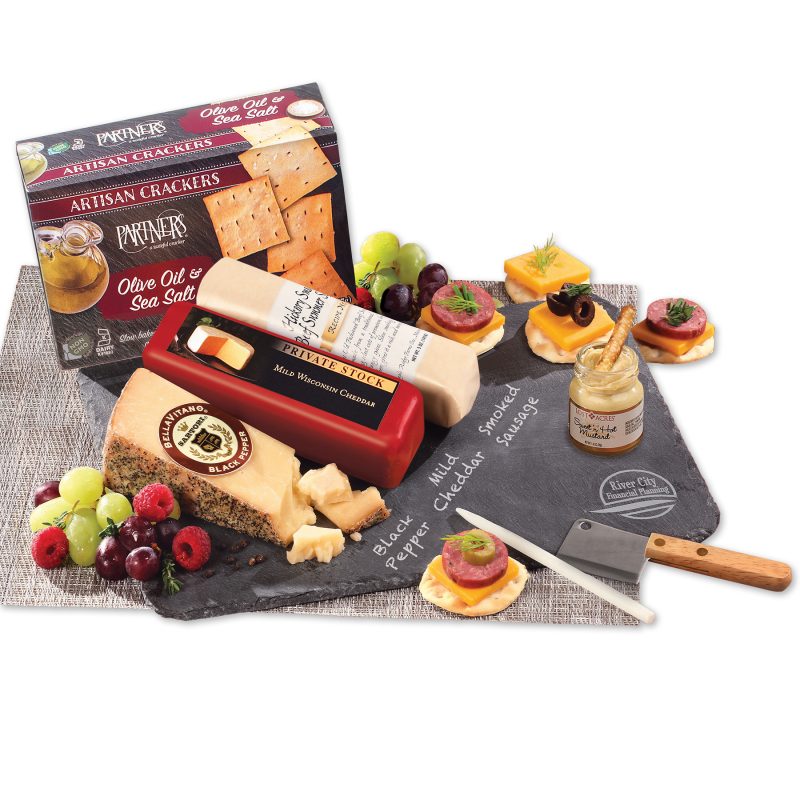 Genuine-Slate-Serving-Plate-with-Wisconsin-Cheese-Sausage-L1061 -1