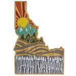 Idaho State Shaped Cutting & Serving Board w/Artwork by Summer Stokes