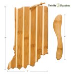 Indiana Charcuterie Board with Spreader Knife Gift Set - 2