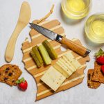 Michigan Charcuterie Board with Spreader Knife Gift Set - 3