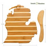 Michigan Charcuterie Board with Spreader Knife Gift Set - 5