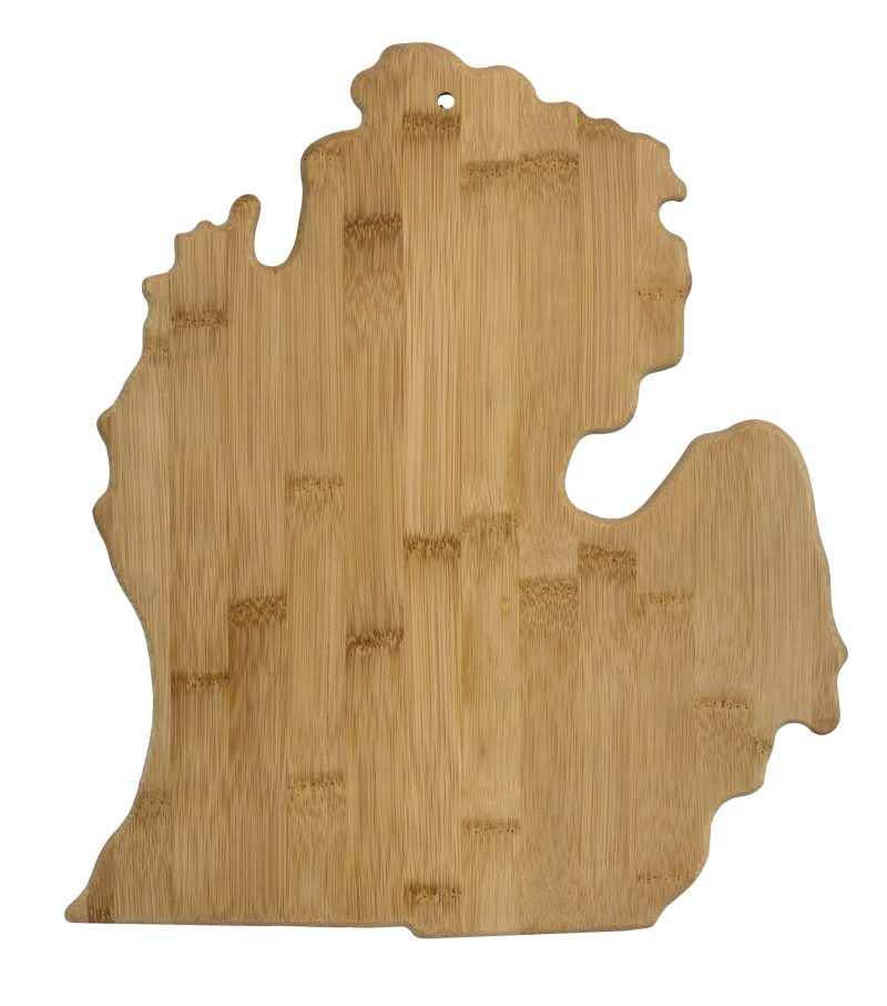 Michigan State Bamboo Cutting & Serving Board - 1