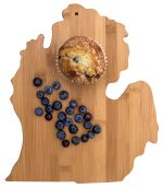 Michigan State Bamboo Cutting & Serving Board - 2