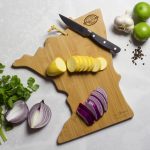 Minnesota State Shaped Cutting & Serving Board w/Artwork by Summer Stokes