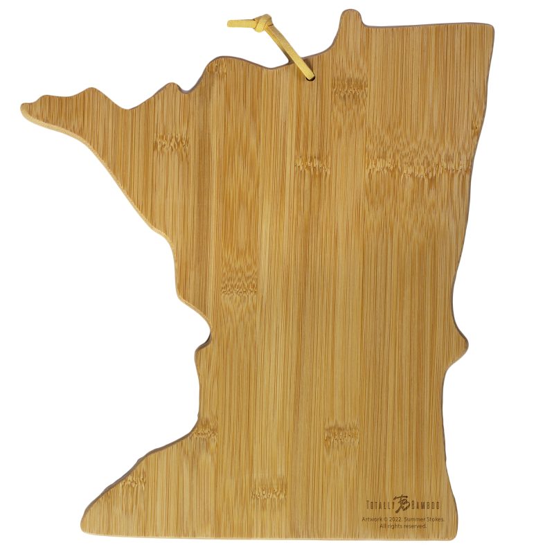 Minnesota State Shaped Cutting & Serving Board w/Artwork by Summer Stokes - 2