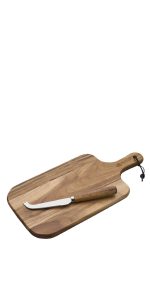 Niagara Cutlery Acacia Cheese Board Set