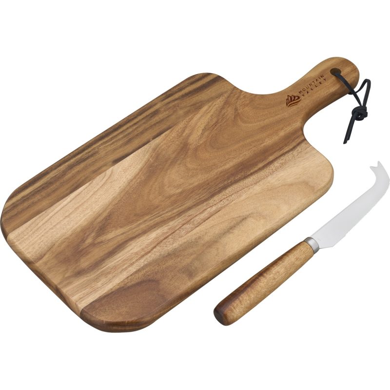 Niagara Cutlery Acacia Cheese Board Set - 2
