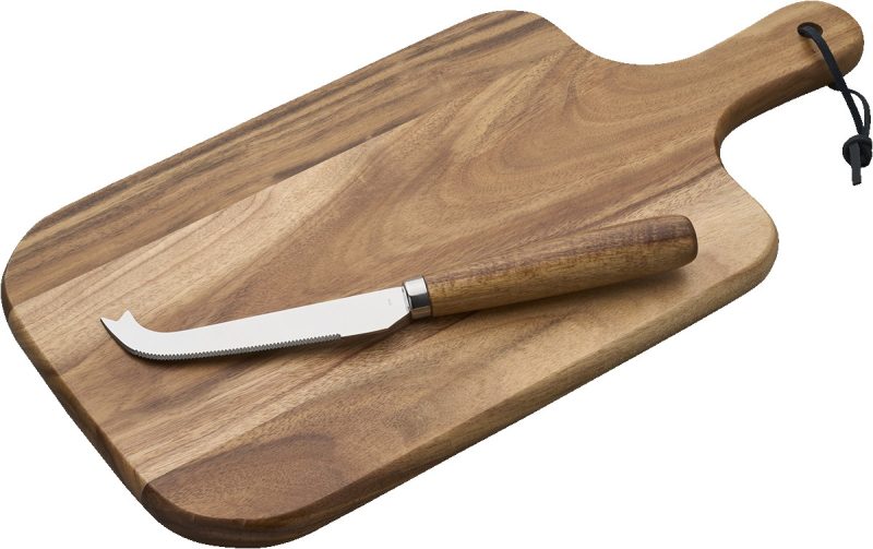 Niagara Cutlery Acacia Cheese Board Set - 6