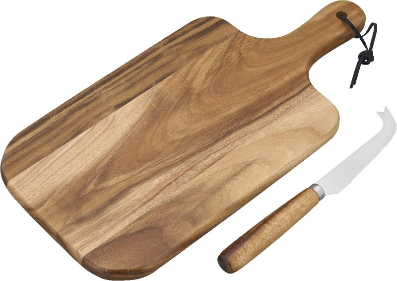 Niagara Cutlery Acacia Cheese Board Set - 7