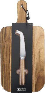 Niagara Cutlery Acacia Cheese Board Set - 8