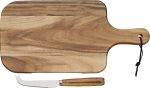 Niagara Cutlery Acacia Cheese Board Set - 9