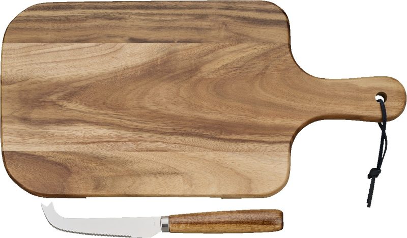 Niagara Cutlery Acacia Cheese Board Set - 9