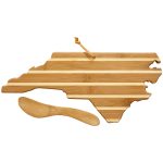 North Carolina Charcuterie Board with Spreader Knife Gift Set - 1