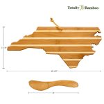 North Carolina Charcuterie Board with Spreader Knife Gift Set - 2