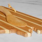 North Carolina Charcuterie Board with Spreader Knife Gift Set - 5