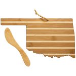 Oklahoma Charcuterie Board with Spreader Knife Gift Set - 1