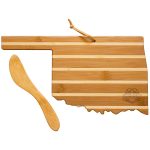 Oklahoma Charcuterie Board with Spreader Knife Gift Set