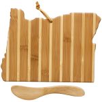 Oregon Charcuterie Board with Spreader Knife Gift Set - 1