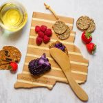 Rhode Island Charcuterie Board with Spreader Knife Gift Set - 2