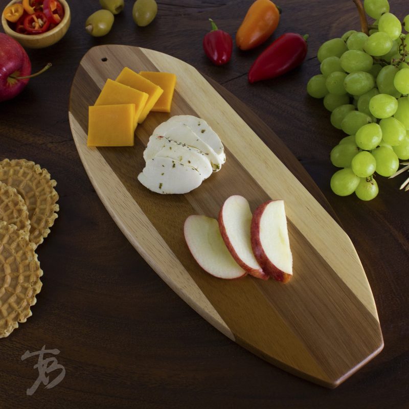 Rock & Branch® Shiplap Series Lil' Surfer Cutting & Serving Board - 1