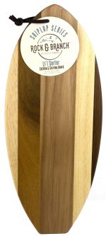 Rock & Branch® Shiplap Series Lil' Surfer Cutting & Serving Board - 3