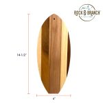 Rock & Branch® Shiplap Series Lil' Surfer Cutting & Serving Board - 4