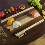 Rock & Branch® Shiplap Series Montana State Shaped Wooden Cutting & Serving Board - 1