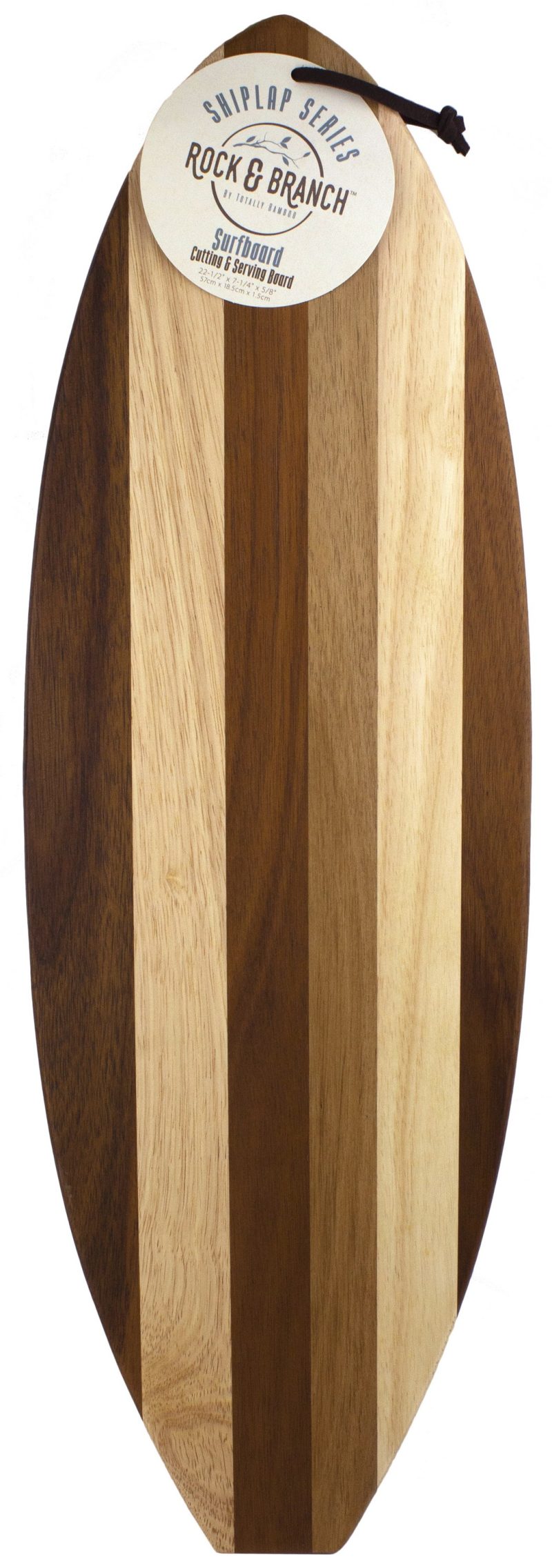 Rock & Branch® Shiplap Series Surfboard Cutting & Serving Board - 1