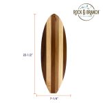 Rock & Branch® Shiplap Series Surfboard Cutting & Serving Board - 5