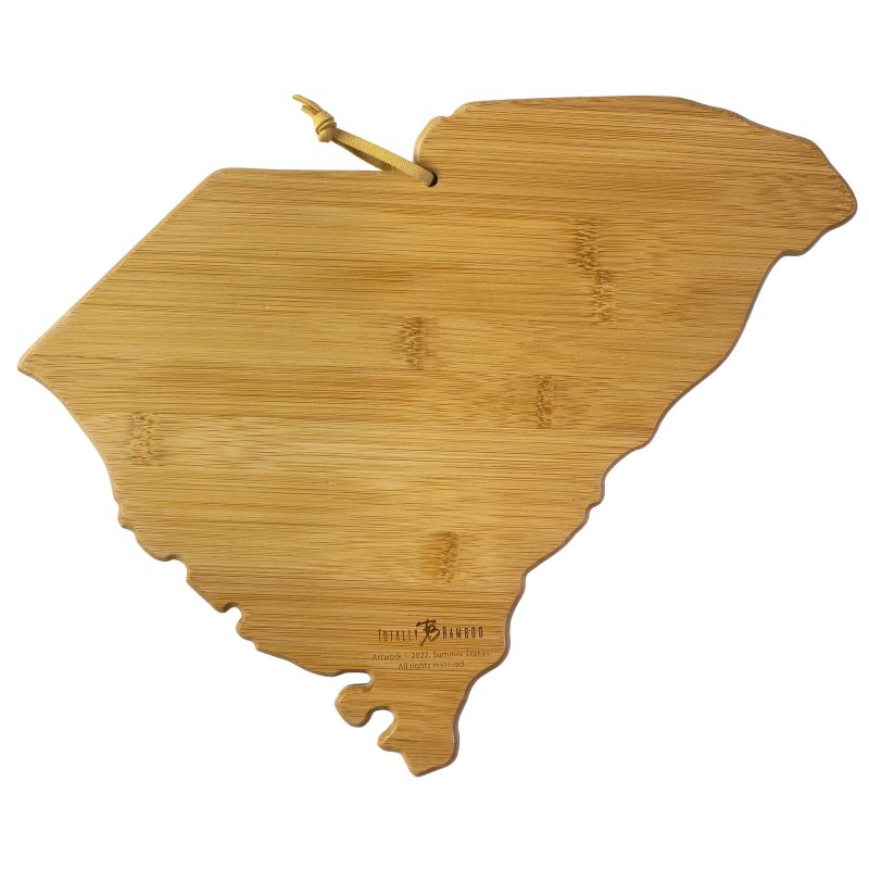 South Carolina State Shaped Cutting & Serving Board w/Artwork by Summer Stokes - 2