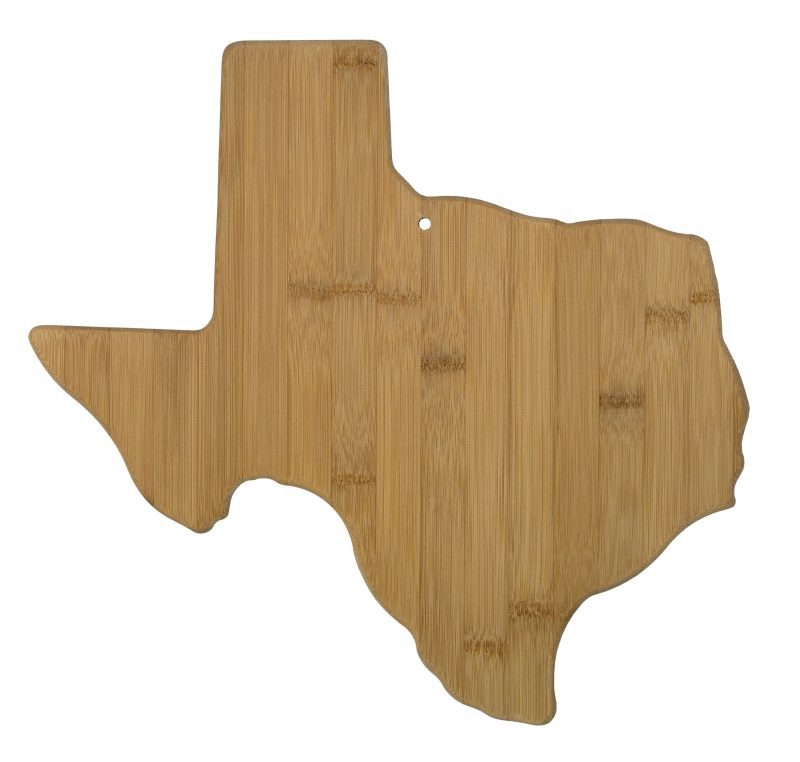Texas State Bamboo Cutting & Serving Board - 1