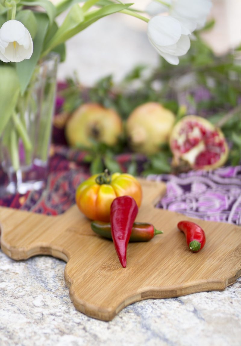 Texas State Bamboo Cutting & Serving Board - 3