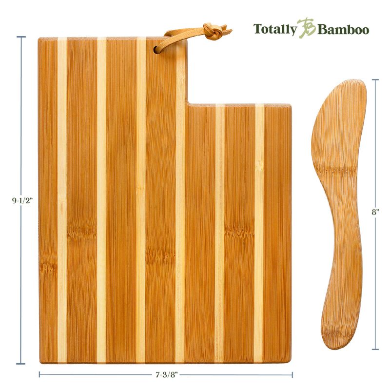 Utah Charcuterie Board with Spreader Knife Gift Set - 5