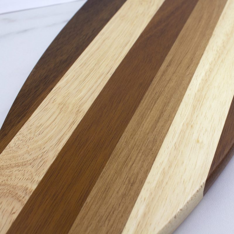 Rock & Branch® Shiplap Series Surfboard Cutting & Serving Board - 3
