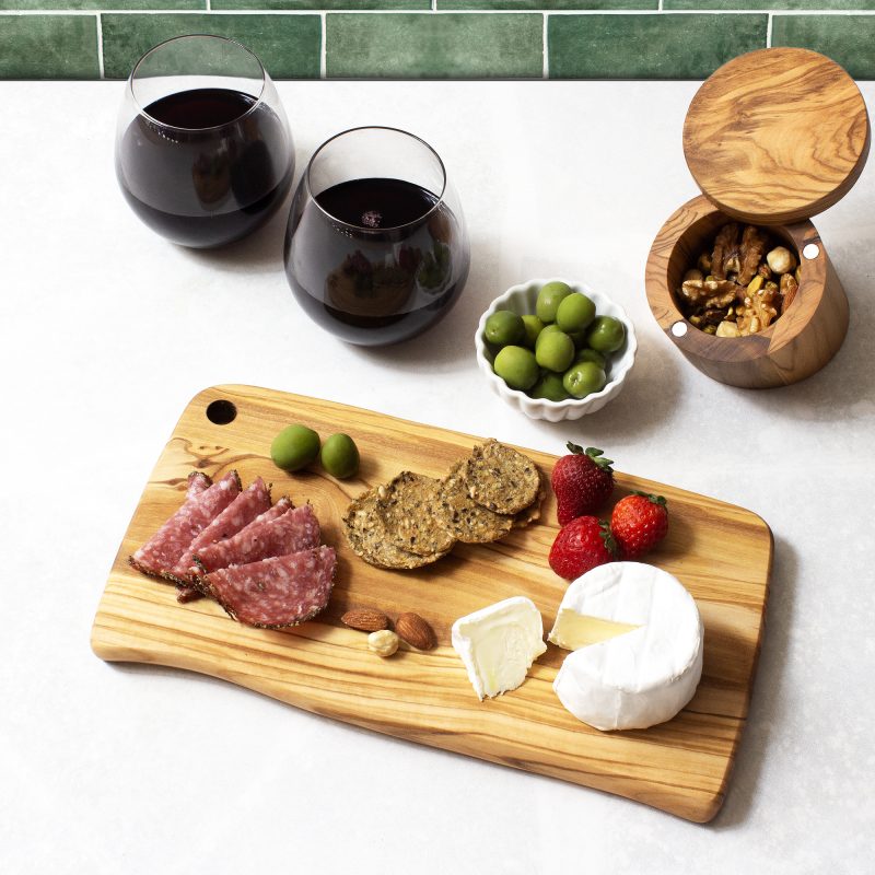 Rock & Branch® Olive Wood Cutting & Serving Board - 3