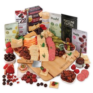 Party Board with Shelf Stable Charcuterie Essentials