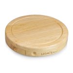 Brie Circular Cutting Board w/3 Cheese Tools - 1