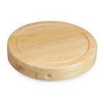 Brie Circular Cutting Board w/3 Cheese Tools - 6