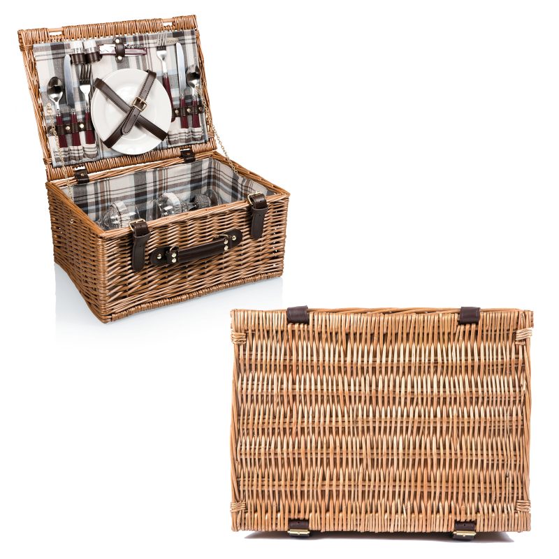 Bristol Picnic Basket w/Service for 2 - 5