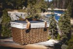 Canasta Grande Willow Basket w/Removable Lid and Double Handles - 2