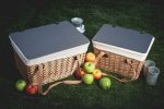 Canasta Willow Basket w/Removable Lid and Double Handles - 3